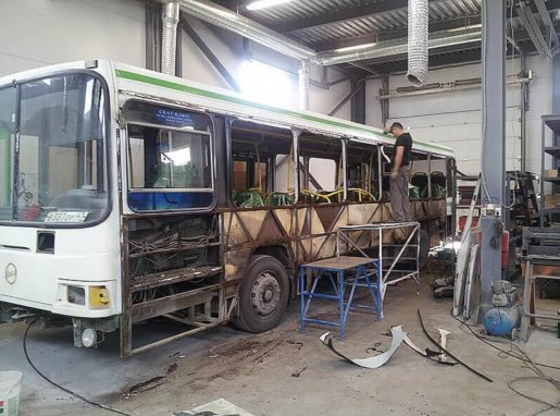 Ремонт автобусов, замена стекол, ремонт кузова стоимость ремонта и где отремонтировать - Мурманск
