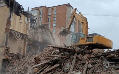 Промышленный снос и демонтаж зданий спецтехникой - Мурманск, цены, предложения специалистов