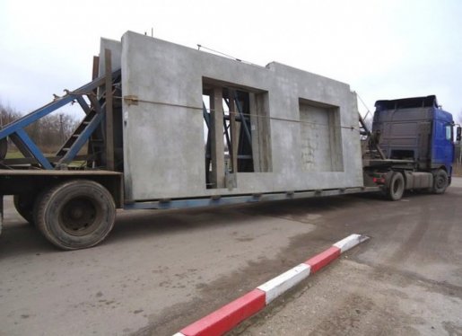 Перевозка бетонных панелей и плит - панелевозы стоимость услуг и где заказать - Мурманск